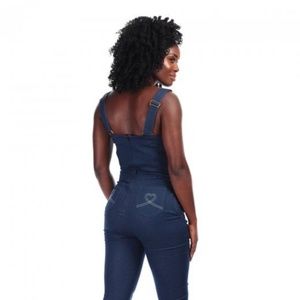 Collectif Debra Denim Dungarees NWOT
